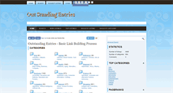Desktop Screenshot of outstandingentries.com