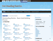 Tablet Screenshot of outstandingentries.com